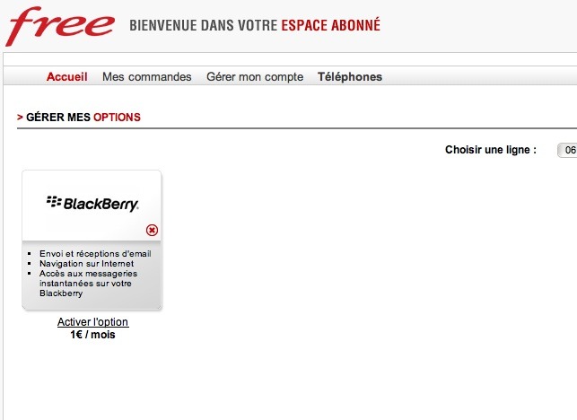 Evolution de l’espace abonné Free Mobile